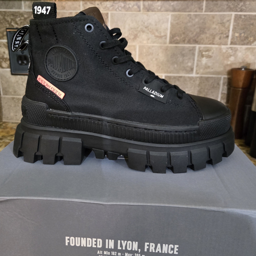 Palladium Black High-Top Sneakers
